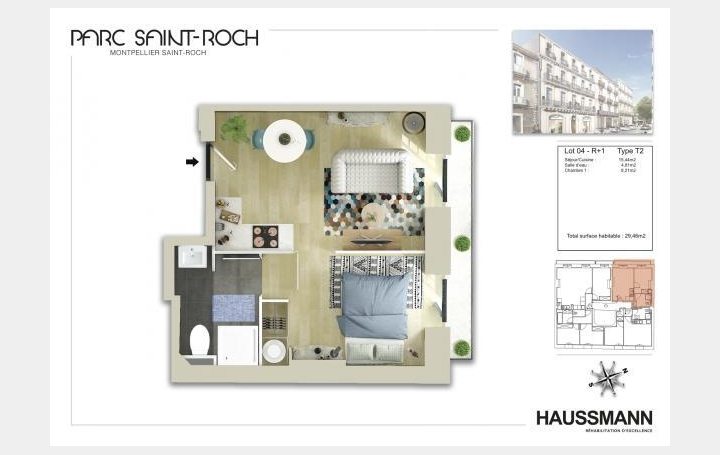 CHEVALIER IMMOBILIER : Appartement | MONTPELLIER (34000) | 29 m2 | 135 000 € 